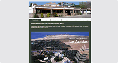 Desktop Screenshot of hostallasacacias.com