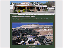 Tablet Screenshot of hostallasacacias.com
